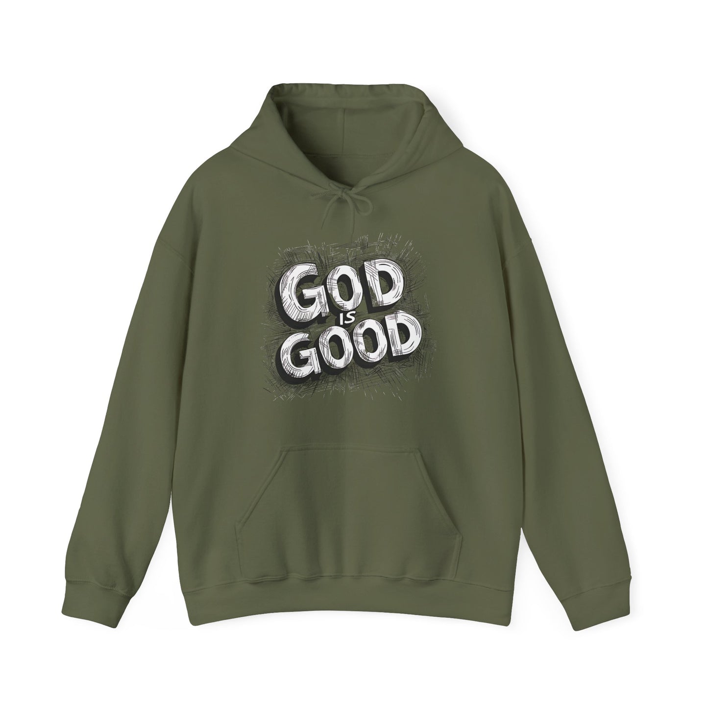 God is Good, All the Time Urban Graffiti Graphic Sweatshirt