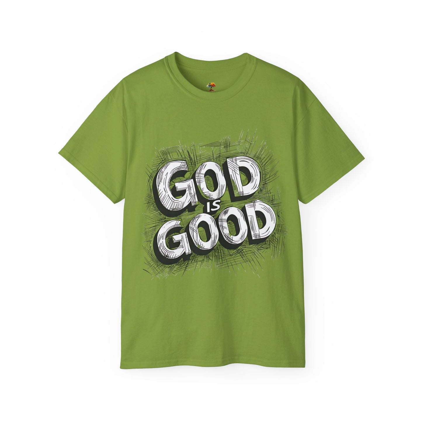 God is Good, All the Time Urban Graffiti Graphic Tee