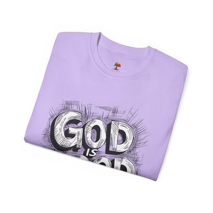 God is Good, All the Time Urban Graffiti Graphic Tee