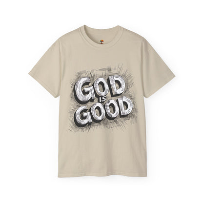 God is Good, All the Time Urban Graffiti Graphic Tee