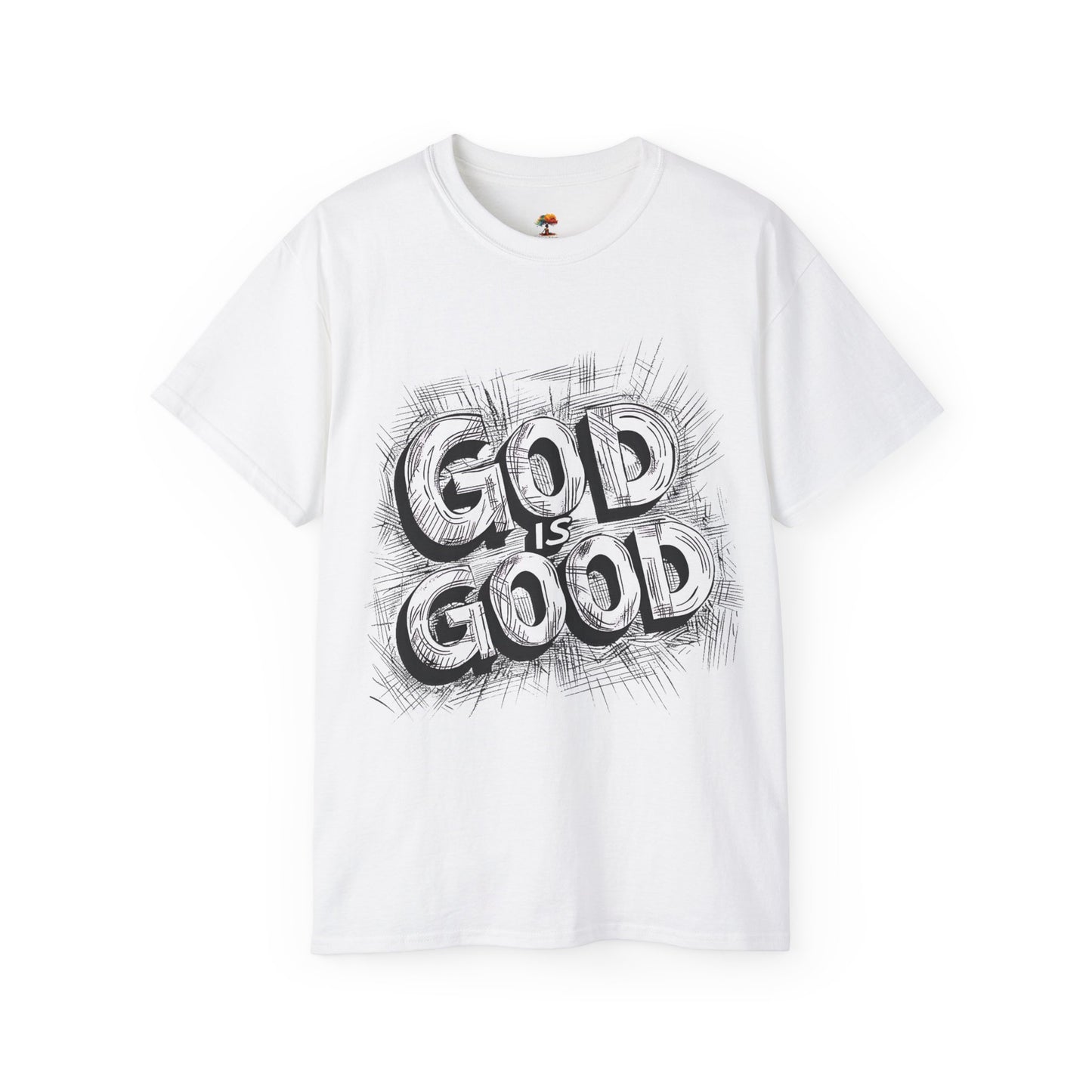 God is Good, All the Time Urban Graffiti Graphic Tee