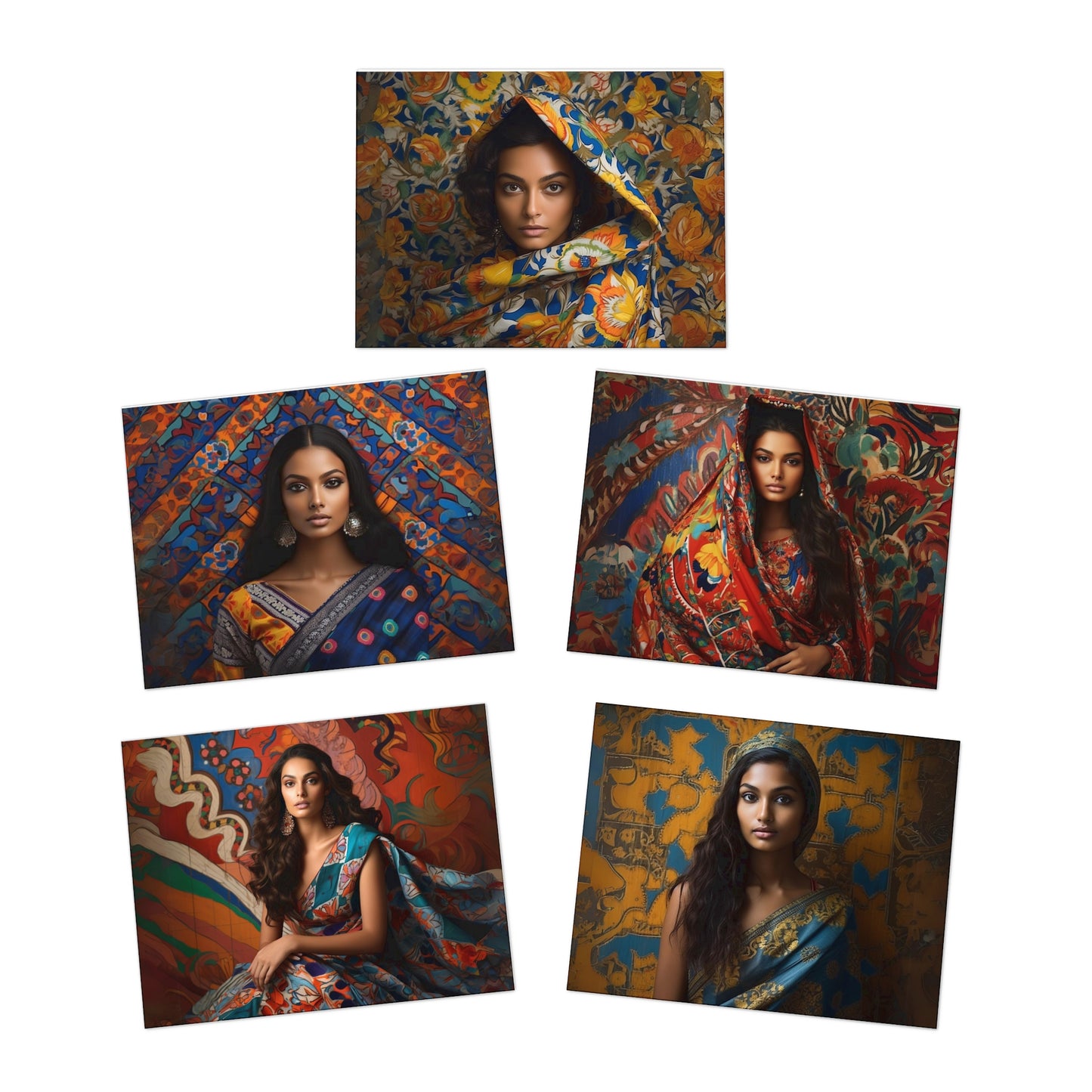 Tapestry of Women Series 3 Greeting Cards (5-Pack)