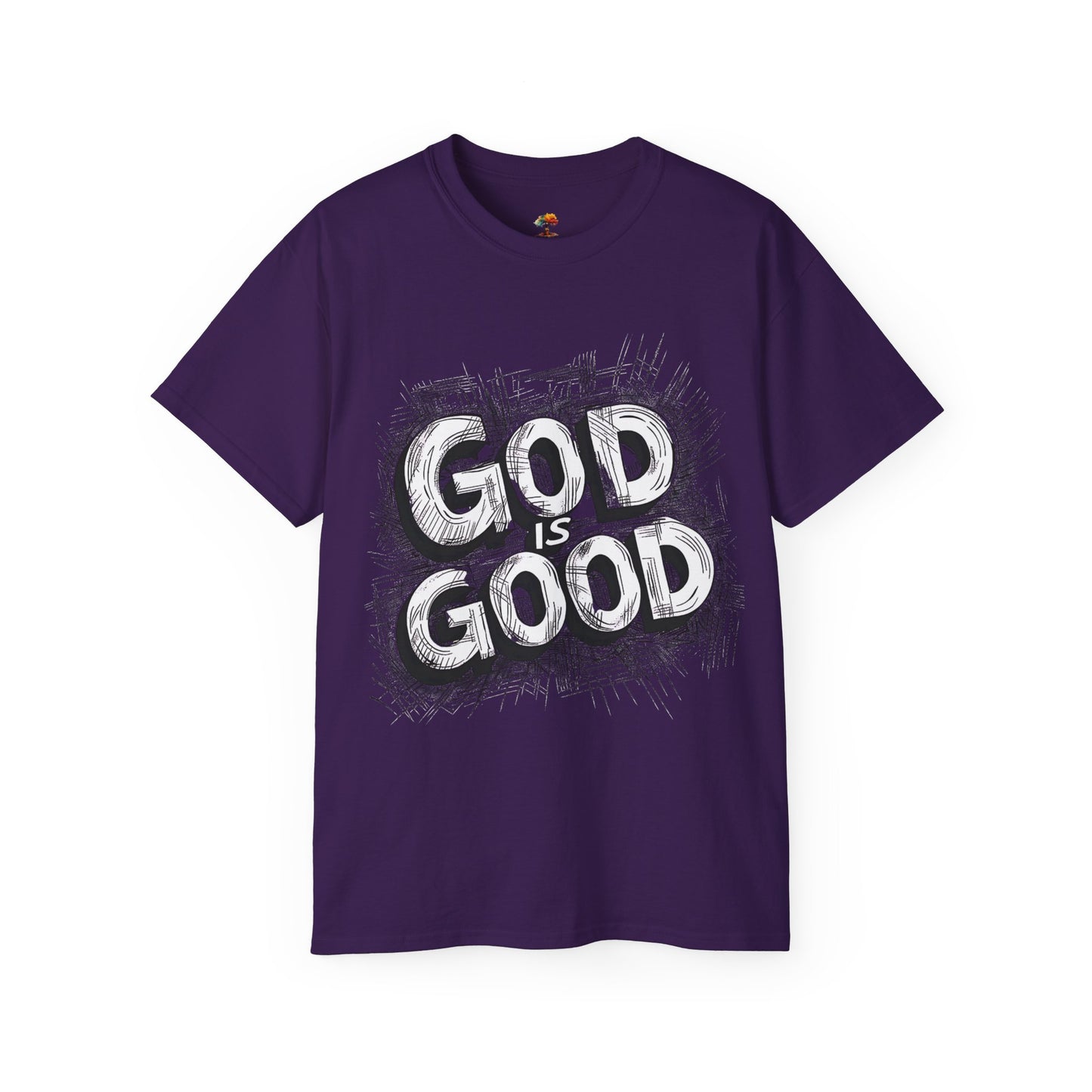 God is Good, All the Time Urban Graffiti Graphic Tee