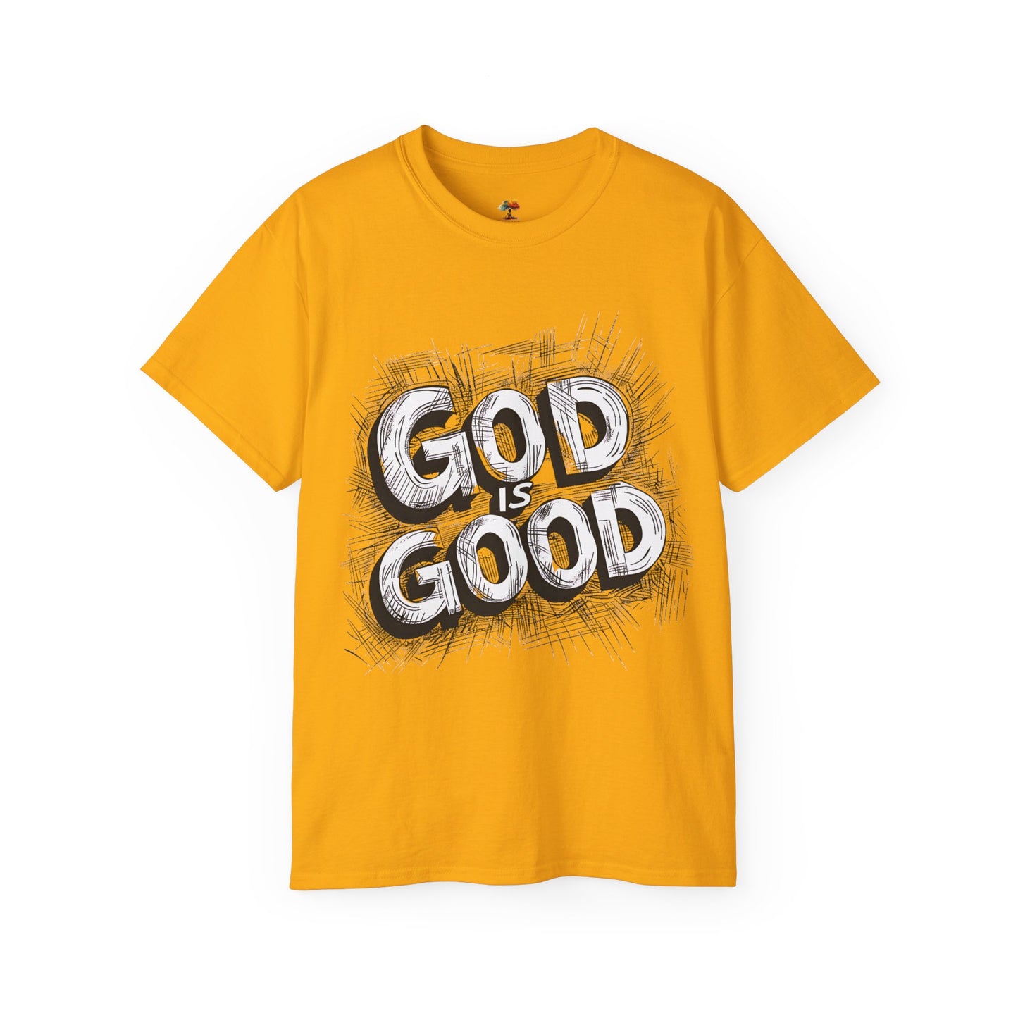 God is Good, All the Time Urban Graffiti Graphic Tee