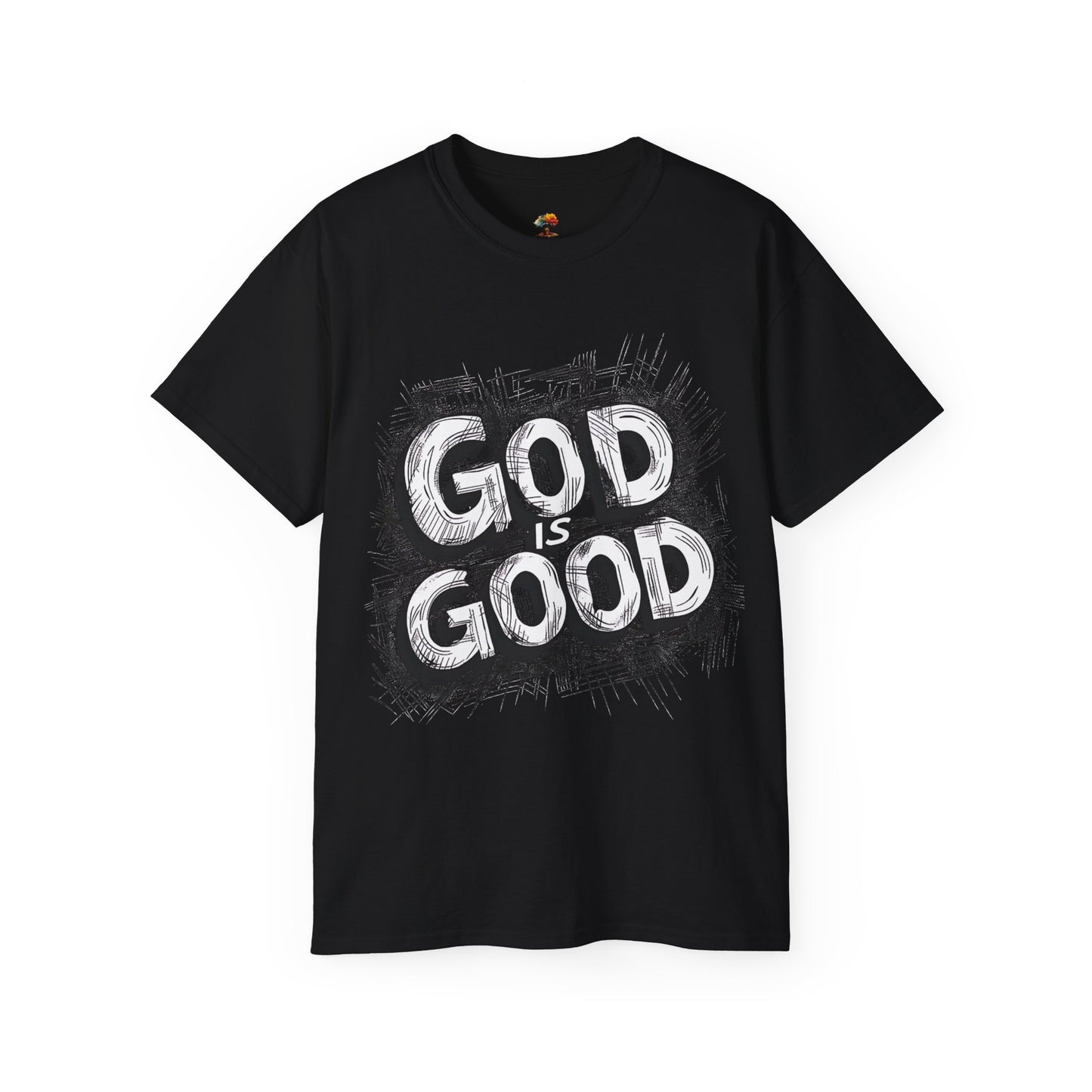 God is Good, All the Time Urban Graffiti Graphic Tee