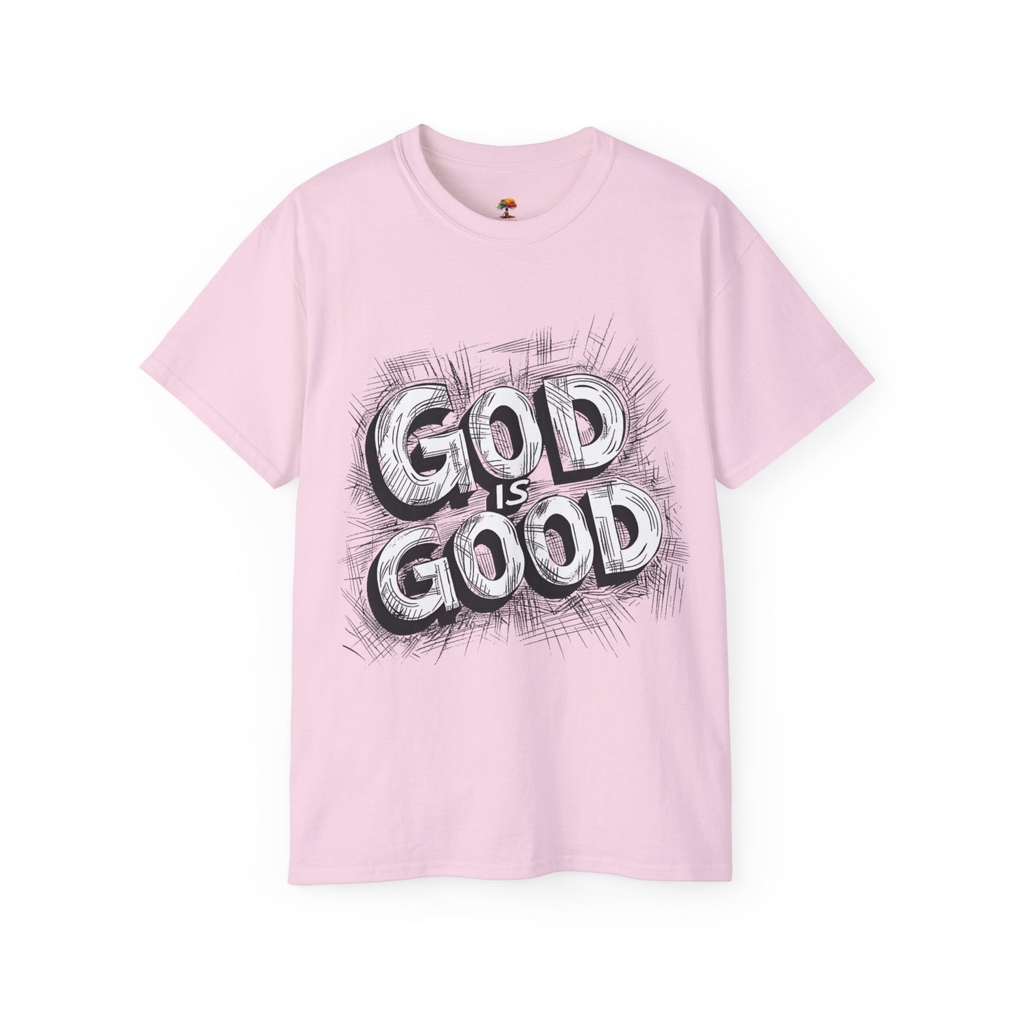 God is Good, All the Time Urban Graffiti Graphic Tee