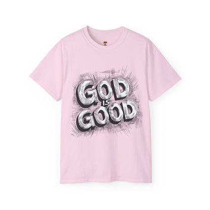 God is Good, All the Time Urban Graffiti Graphic Tee