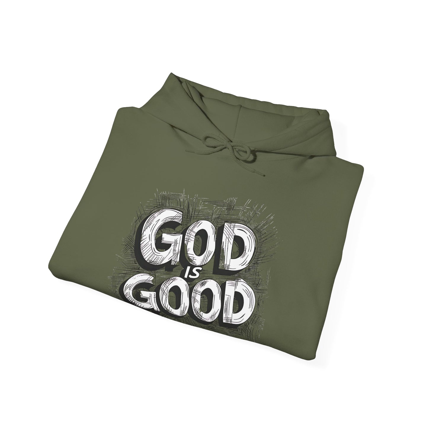 God is Good, All the Time Urban Graffiti Graphic Sweatshirt